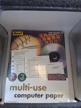6 Packs/300 sheets DayRunner #88206 485-110 Multi‑Use Computer Paper NOS